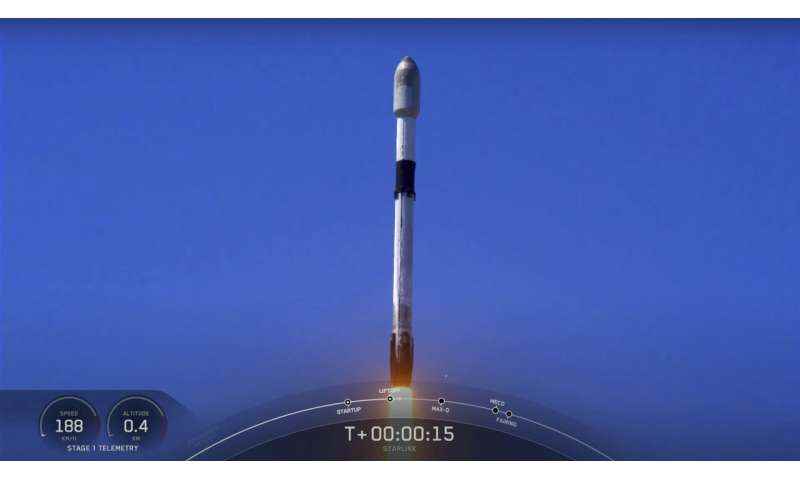SpaceX, California'dan Starlink uydularını fırlattı