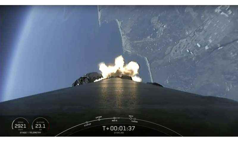SpaceX, California'dan Starlink uydularını fırlattı