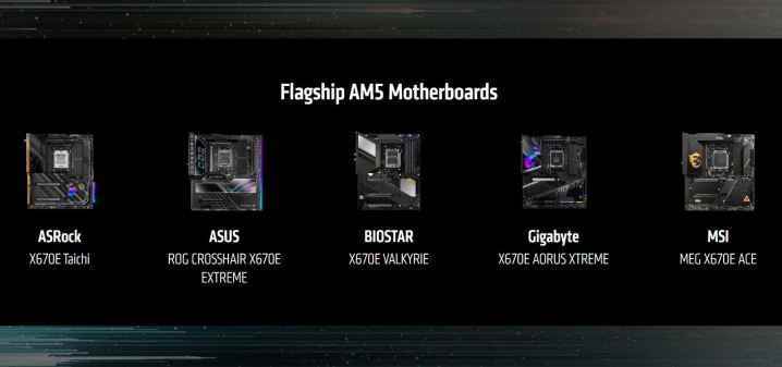 Yaklaşan AMD Ryzen 7000 AM5 anakartlar.