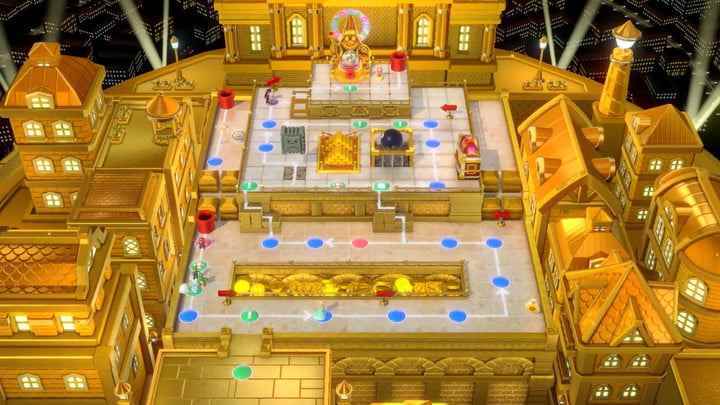 Nitnendo Switch için Super Mario Party'de Kameks' Tower.