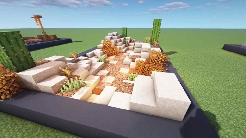 Minecraft Yolu Fikirleri - Çöl Biyomu Yolu