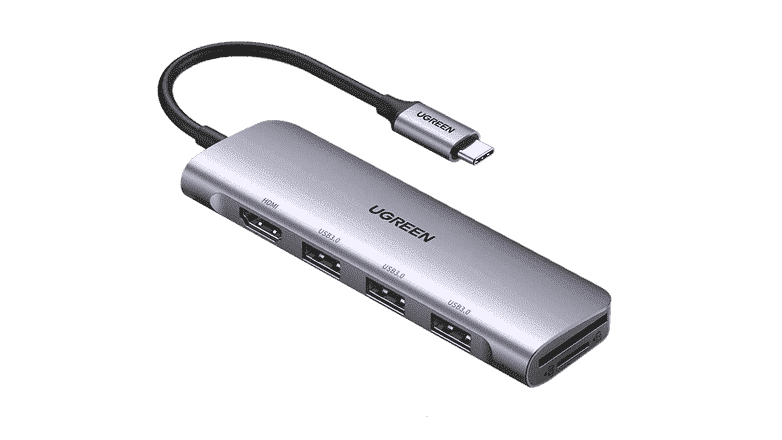 Hub USB-C 6 ve 1 de Ugreen