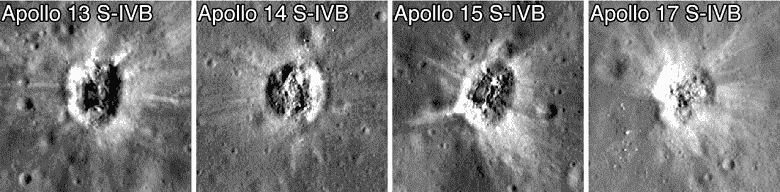 Bilinmeyen bir yapay nesne Ay ile çarpışarak çift krater oluşturdu.  NASA, çarpışmanın ardından bir fotoğraf çekti 