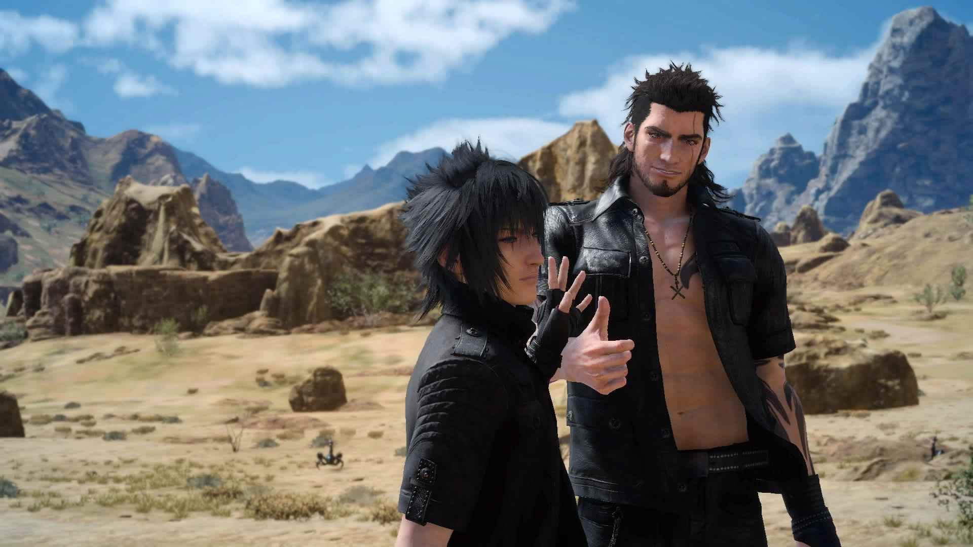 Final Fantasy 15'in oyuncu kadrosu çöl yolunu tuttu.