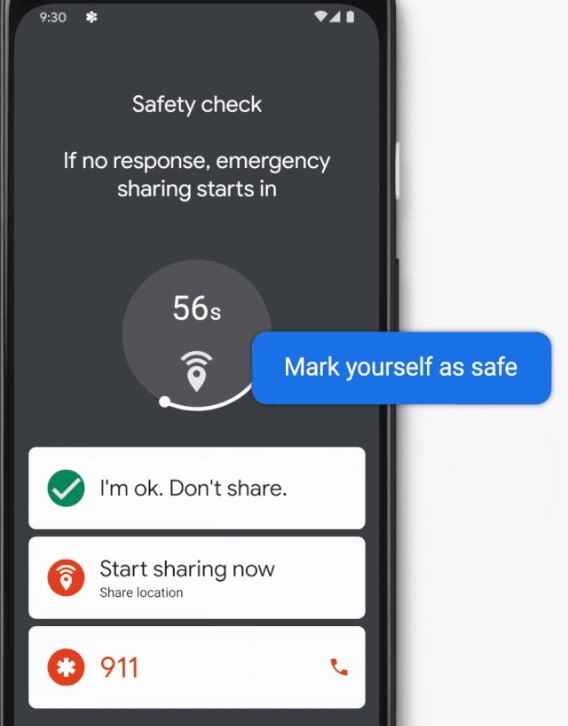 Güvenlik Kontrolü gözünüz üzerinde olsun ve zamanında check-in yapmadığınızda diğerlerini uyarır - Gizli koda göre diğer Android telefonlara giden Hayat Kurtarıcı Pixel özelliği