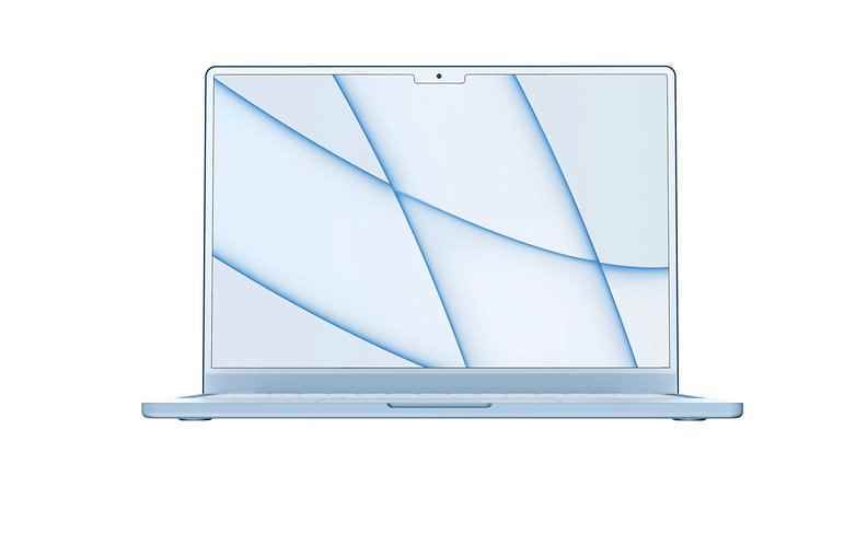 Darvik Patel tarafından tasarlanan 2022 MacBook Air'in konsept görüntüsü.