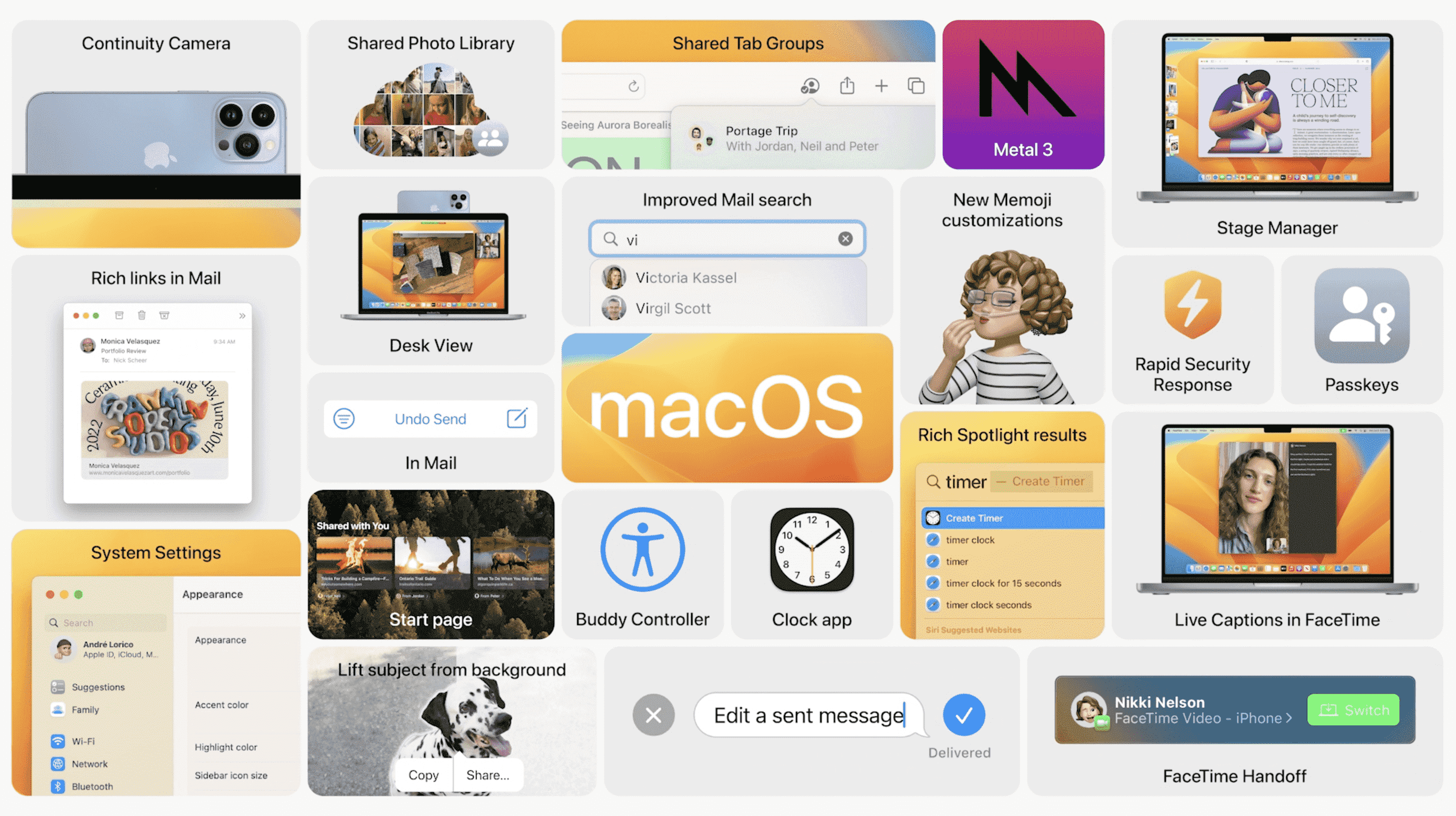 WWDC 2022'de macOS Ventura