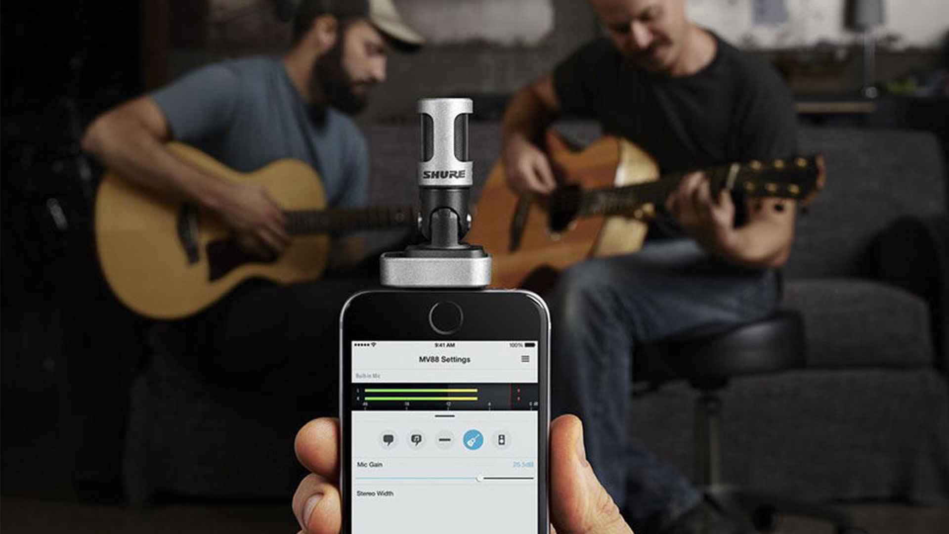 iOS Cihazlar için Shure MOTIV MV88 Dijital Stereo Kondenser Mikrofon
