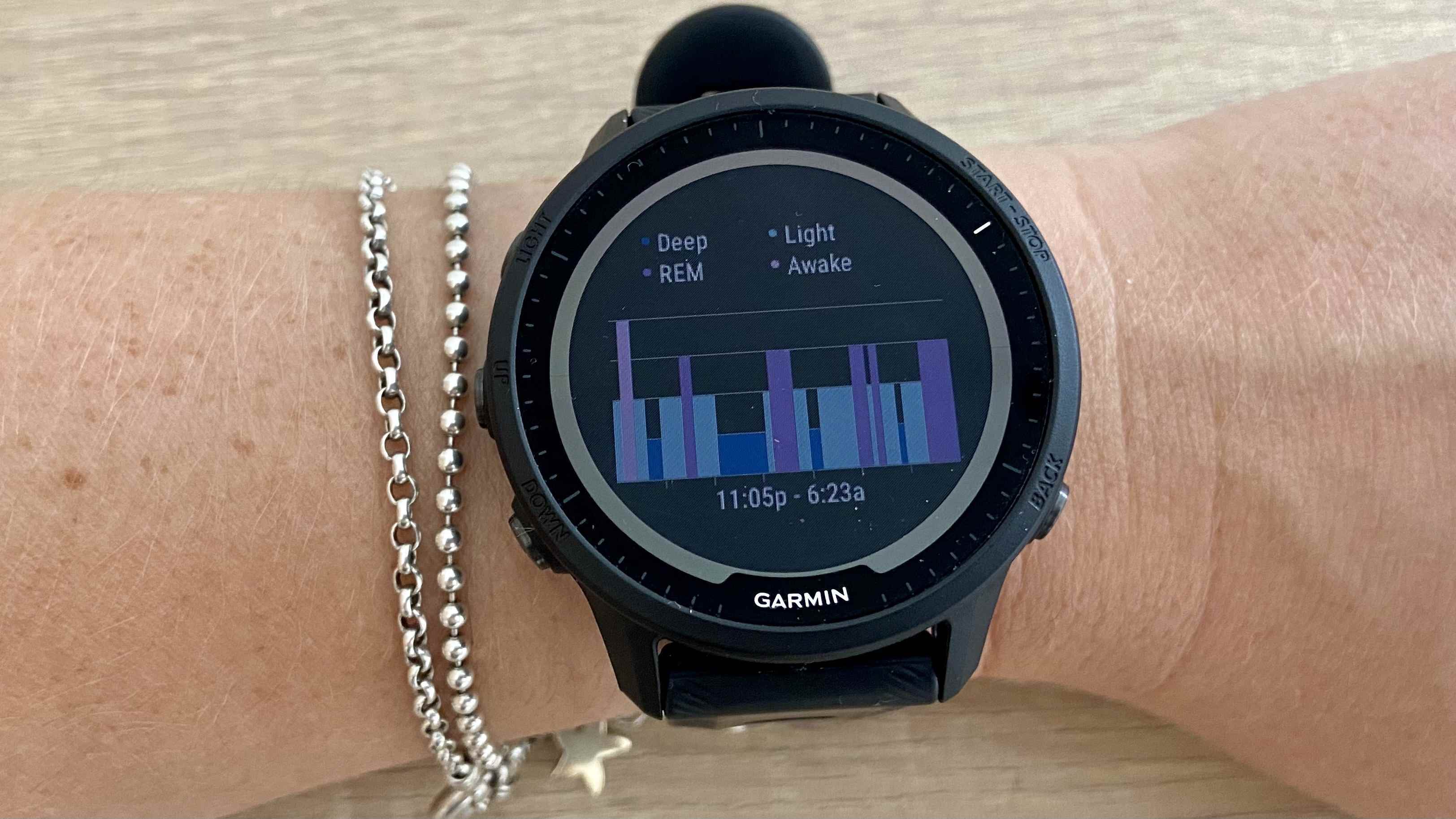 Garmin Forerunner 955'te uyku aşamaları