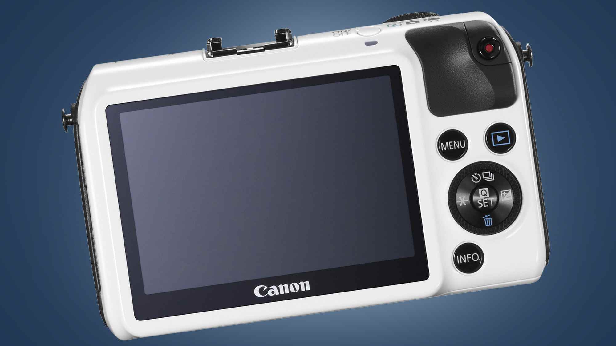 Canon EOS M fotoğraf makinesinin arkası