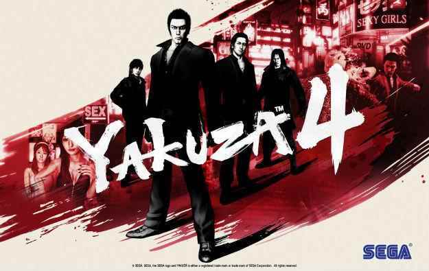 Yakuza 4'ün kapağı.