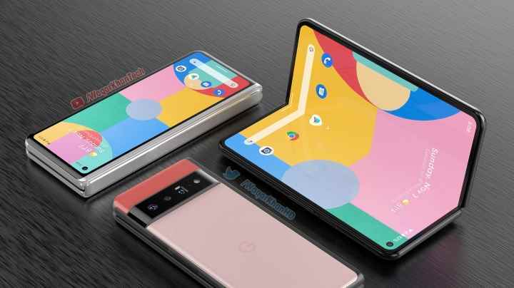 Google Pixel Fold konsept resmi.