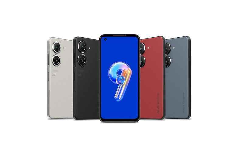 ASUS Zenfone 9 ürün resmi çoklu renkler