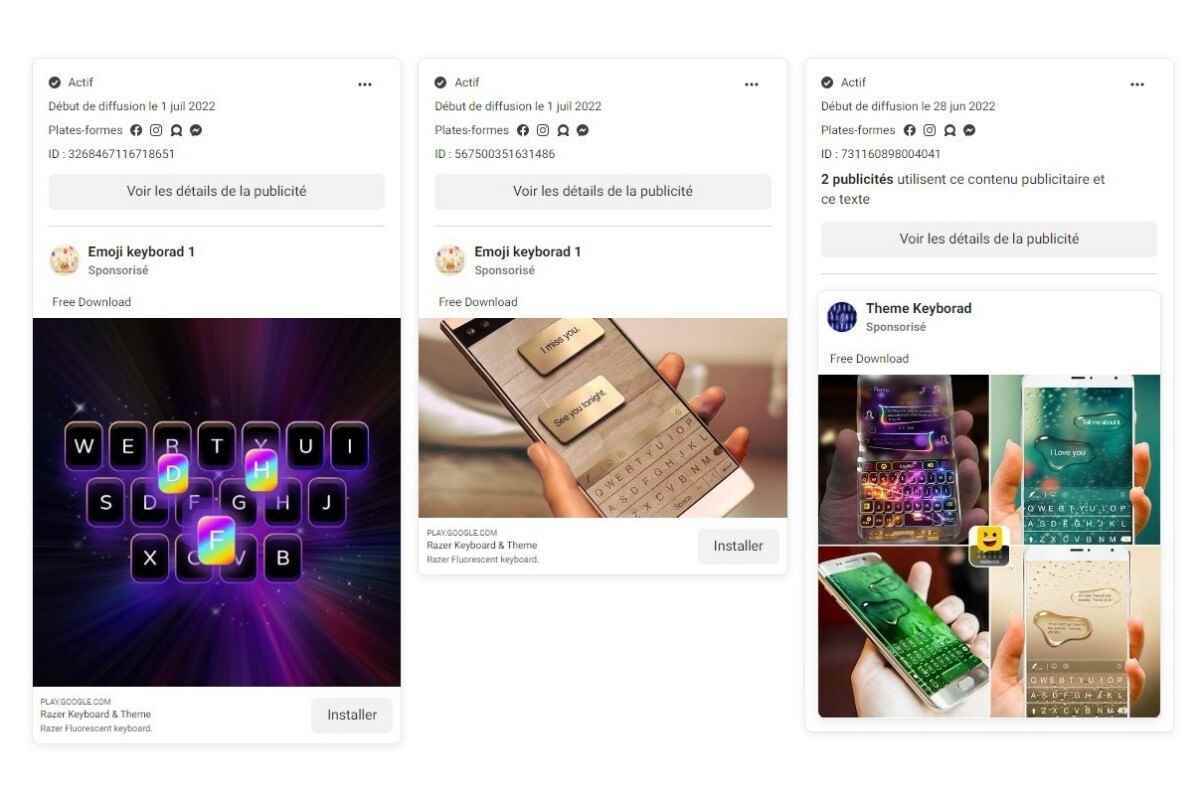 Bunların hepsi kötü niyetli bir Android uygulaması için Facebook reklamlarıdır.  - Google, Play Store'da gizlenen uygulamaları bıraktıktan sonra üç milyondan fazla Android kullanıcısı bu uygulamaları silmeli