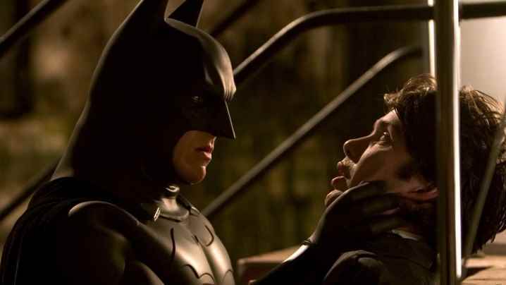 Batman Başlıyor'da Christian Bale ve Cillian Murphy