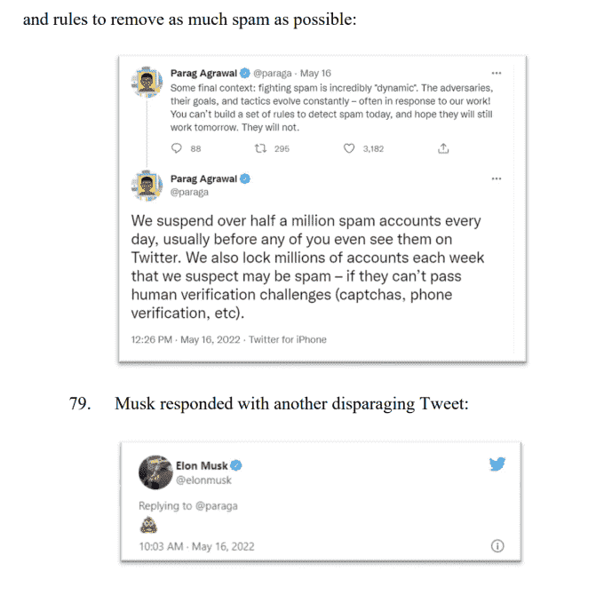 Elon Musk, Twitter CEO'su Parag Agrawal'a Twitter'da bir kaka emojisi ile yanıt veriyor