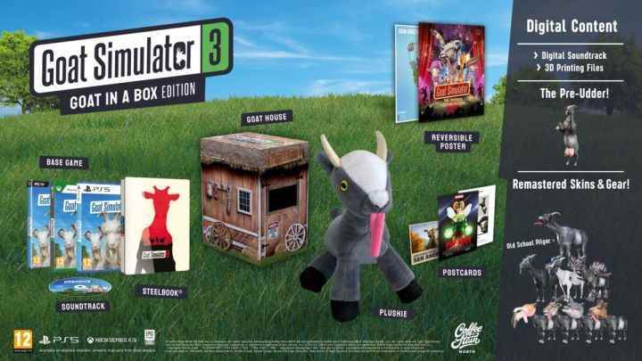 Goat Simulator 3 için tüm ön sipariş bonusları.