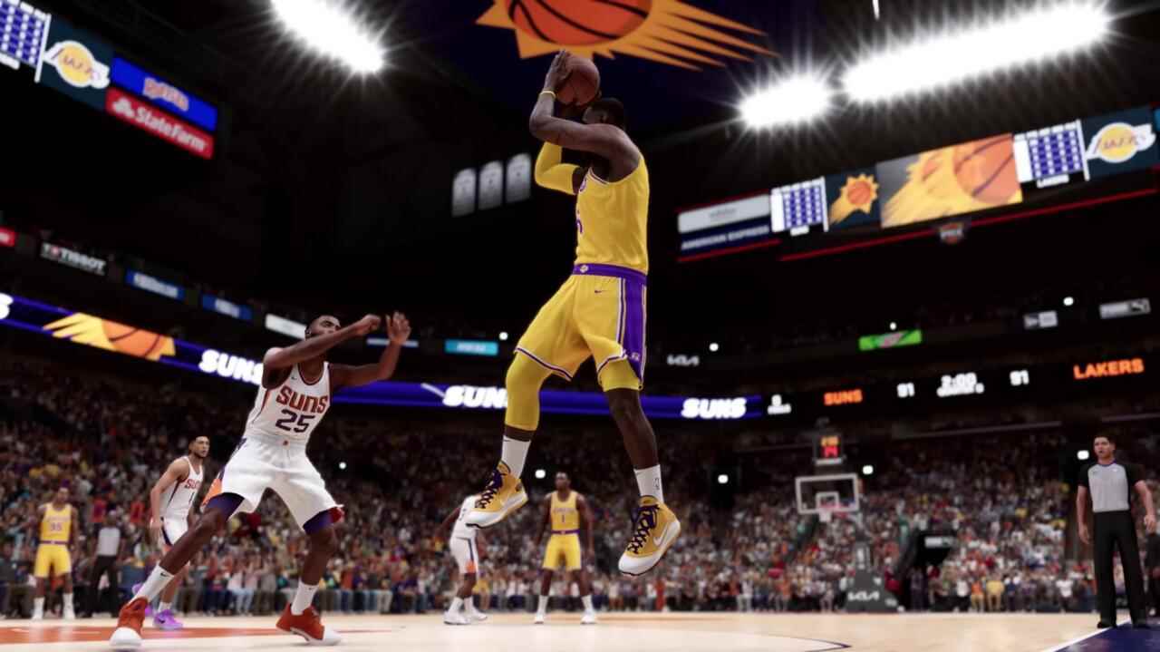 Los Angeles Lakers, LeBron James'i öne geçirdi.