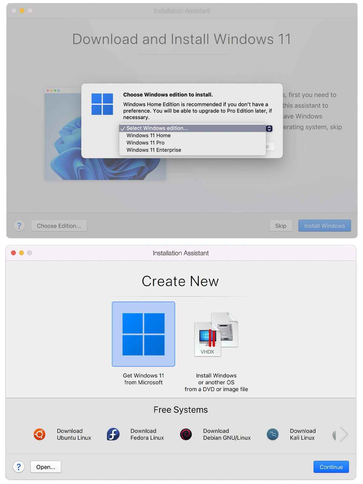 Parallels Desktop 18: Koldaki Windows