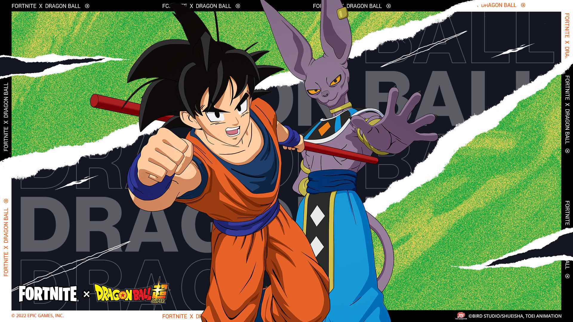 Fortnite Dragon Ball Goku Beerus TR