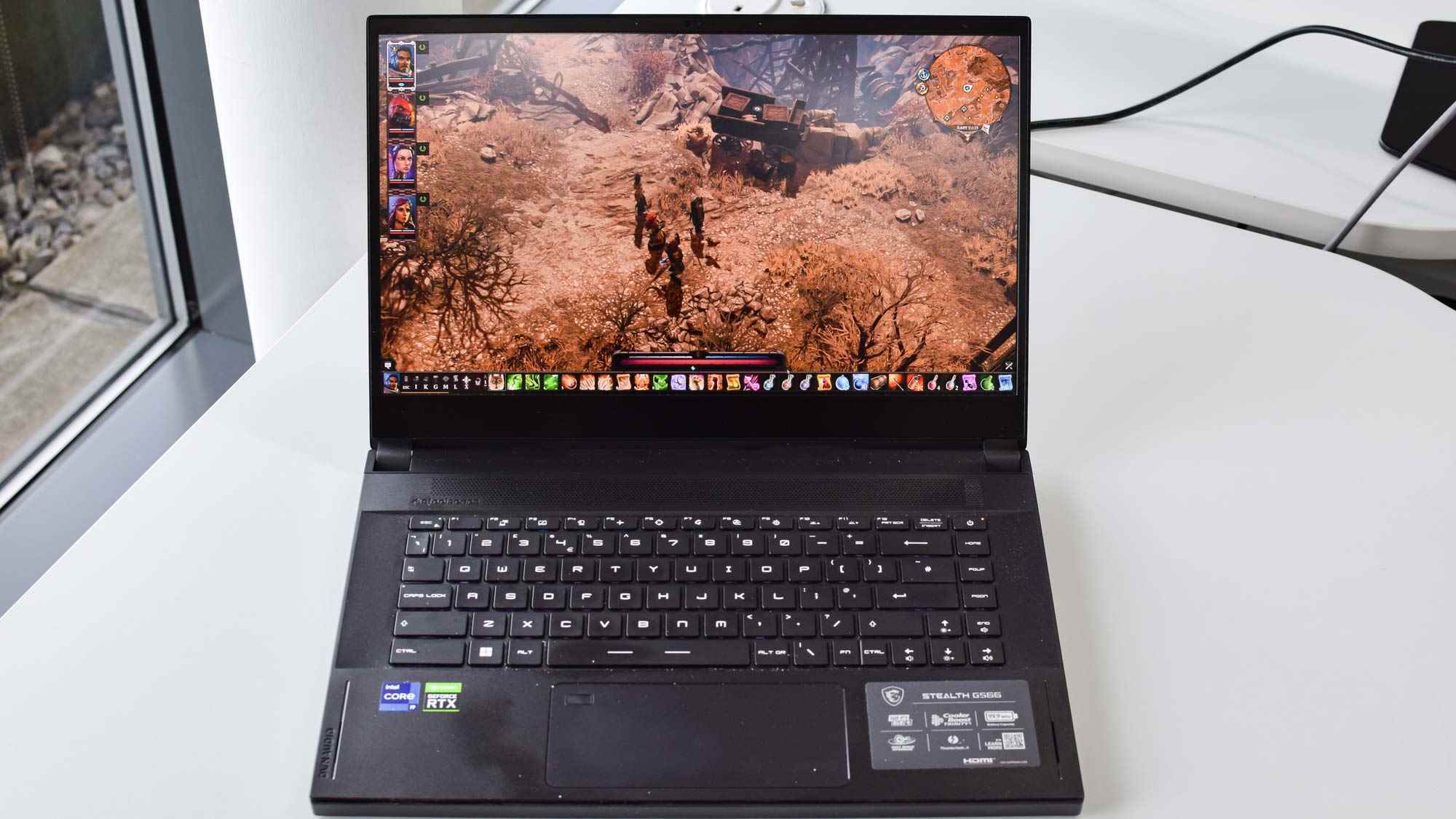 MSI Stealth GS66'nın bir fotoğrafı