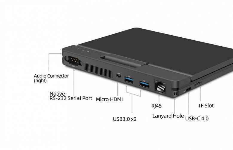 7 inç 16:10 ekranlı, RS-232 konektörlü ve modern işlemcili dizüstü bilgisayar.  Bir Netbook A1 Pro tanıtıldı