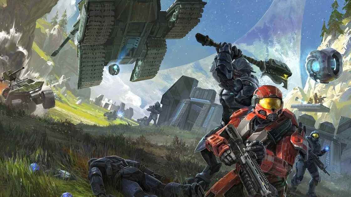 Halo'nun konsept sanatı: Reach's Forge modu.