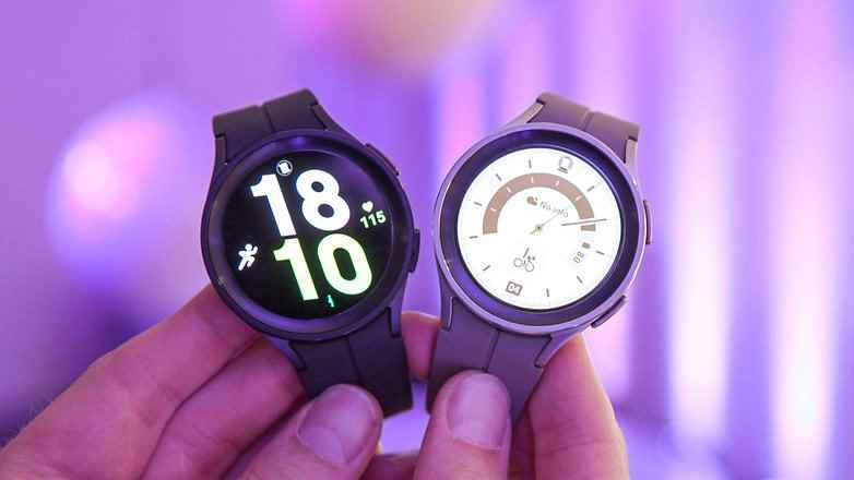 Aydınlık ve karanlıkta Samsung Galaxy Watch 5 Pro