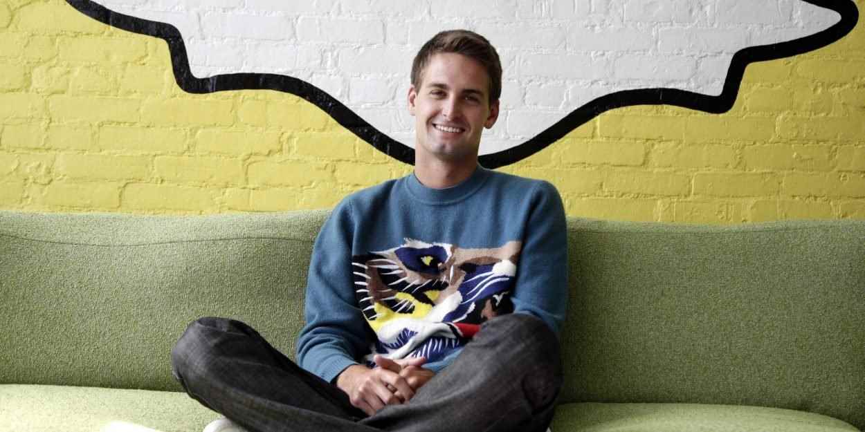 Evan Spiegel'in ön izlemesi.