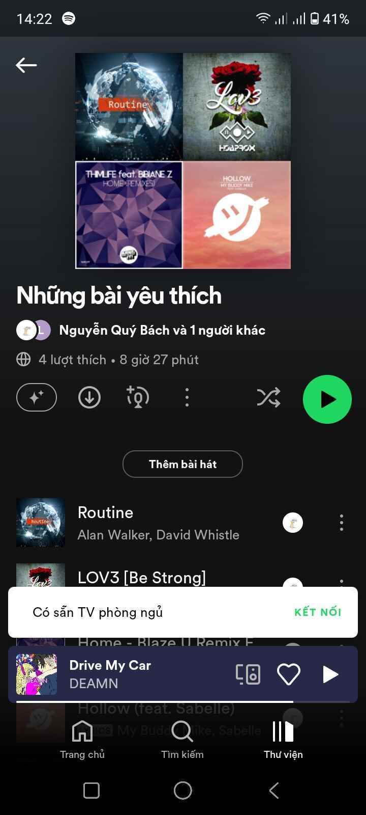 spotify'ın ekran görüntüsü