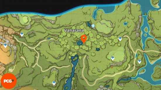 Genshin Impact Phantasmal Seeds konumları: Vanarana