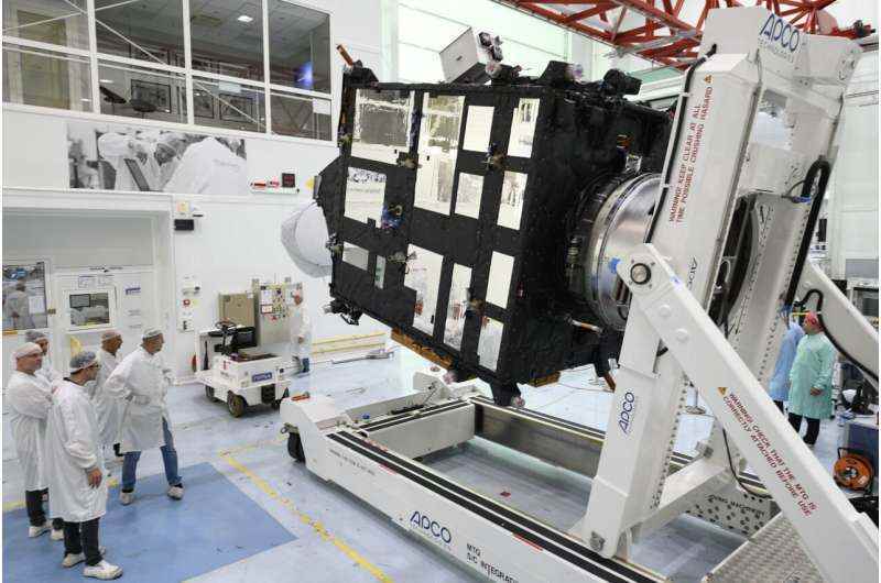 MTG-I1 hava uydusunun fırlatma için hazırlanması