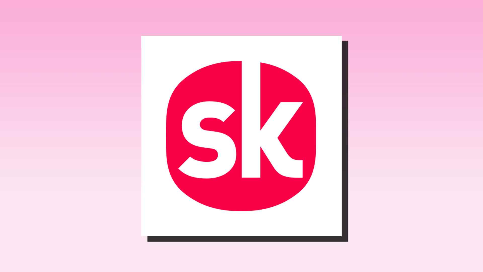 Pembe arka planda Songkick uygulama simgesi