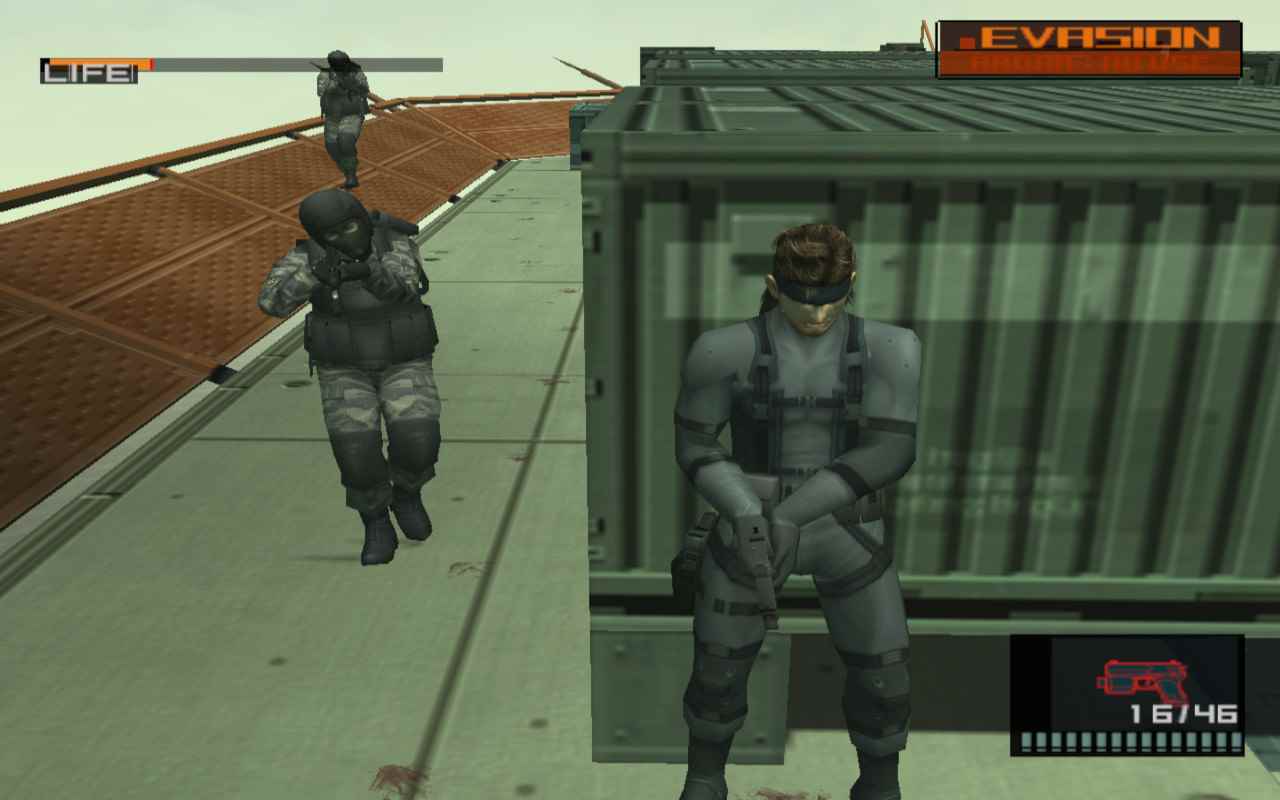 Metal Gear Solid 2: PCSX2 üzerinde çalışan madde