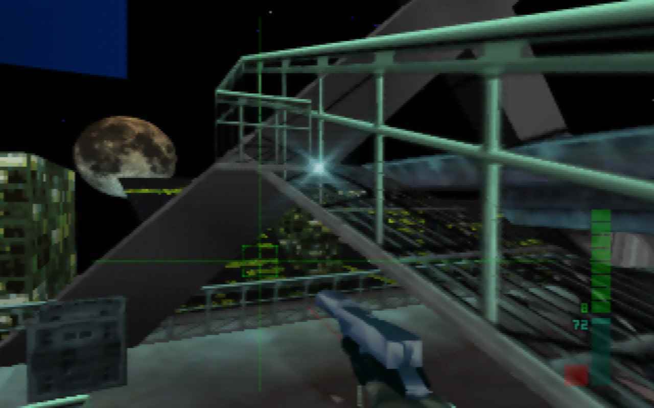 Simple64 üzerinde çalışan Perfect Dark