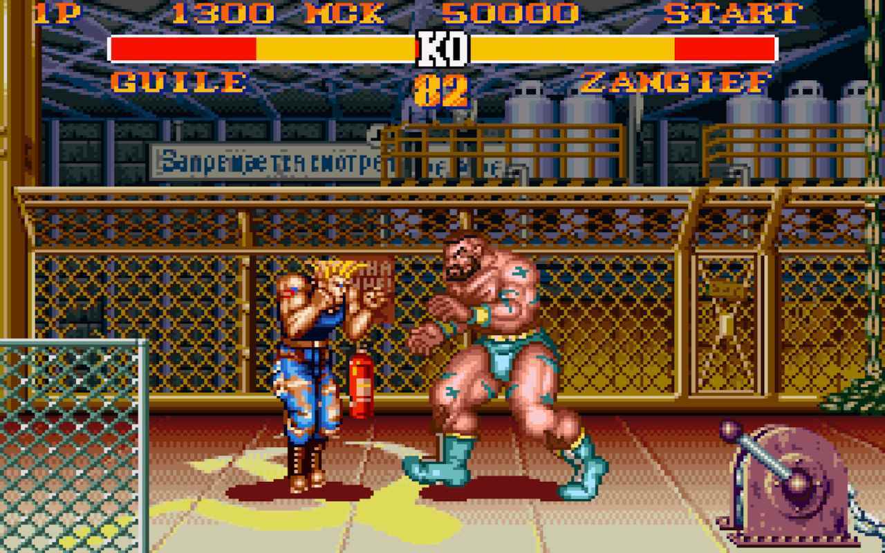 Street Fighter II Turbo, Snes9x üzerinde çalışıyor