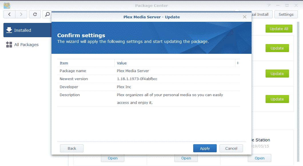 Synology Ayarları