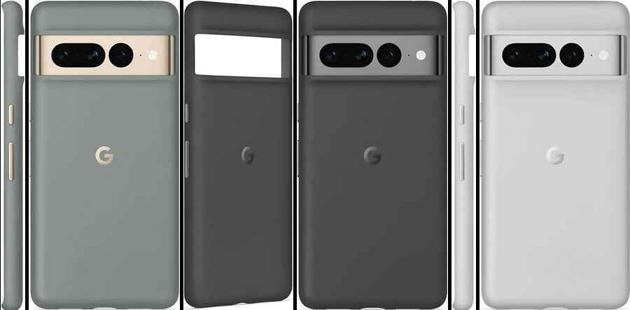 Pixel 7 Pro kasaları Hazel, Obsidian ve Chalk.  Credit 9to5Google - Pixel 7 ve Pixel 7 Pro için resmi Google vakalarına göz atın