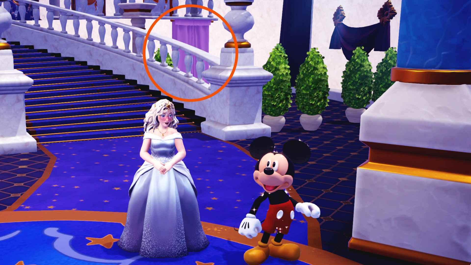 Disney Dreamlight Valley gizli kapısı Dream castle konumu