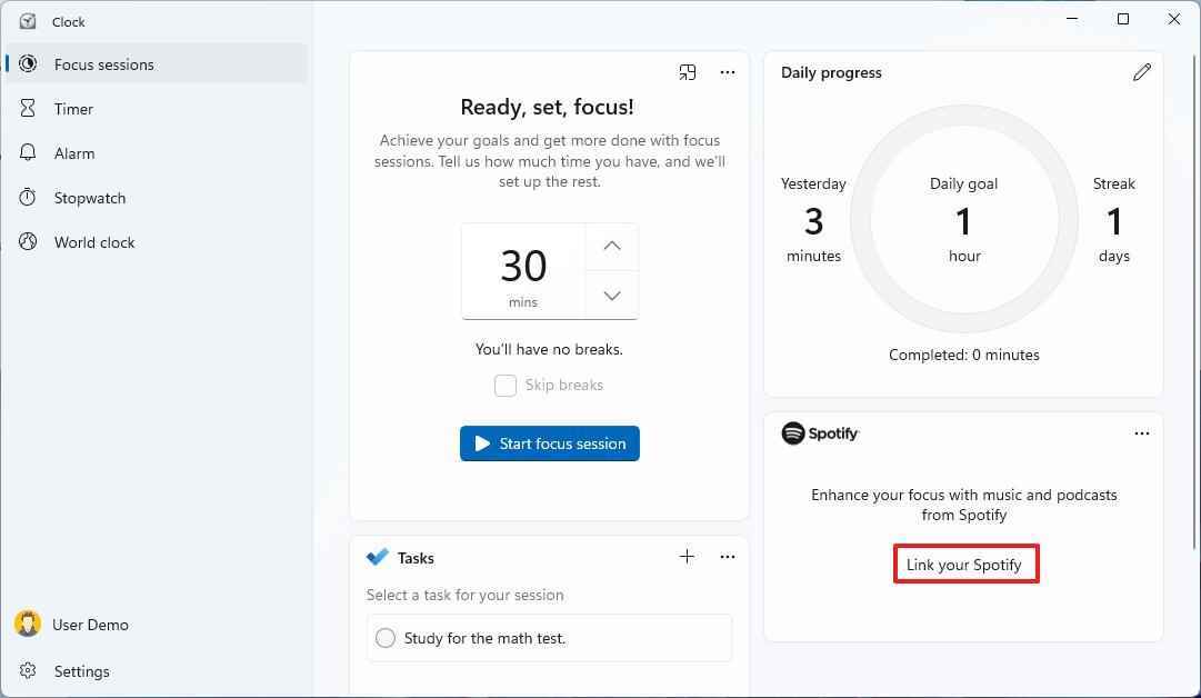 Focus ile Spotify bağlantısı