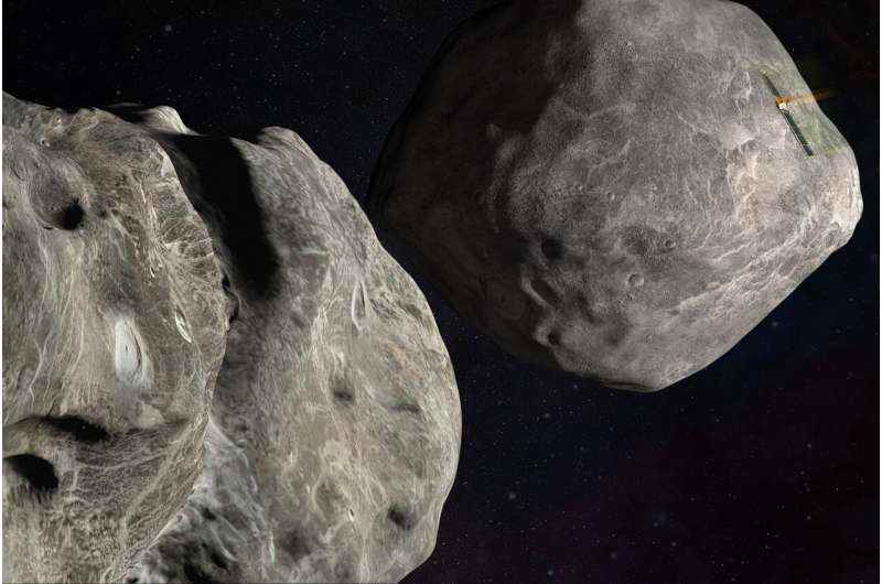 Bam!  NASA uzay aracı savunma testinde asteroide çarptı