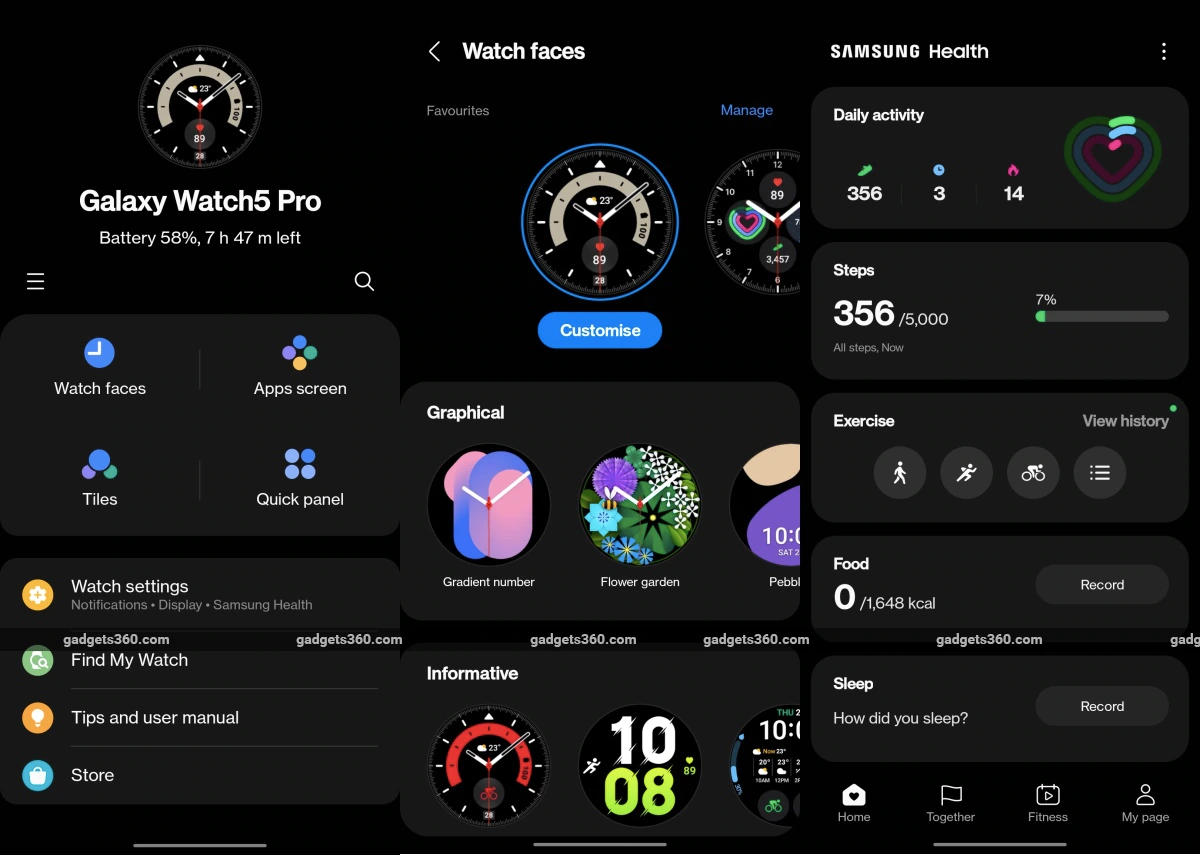 samsung galaxy watch 5 5pro inceleme uygulaması Samsung