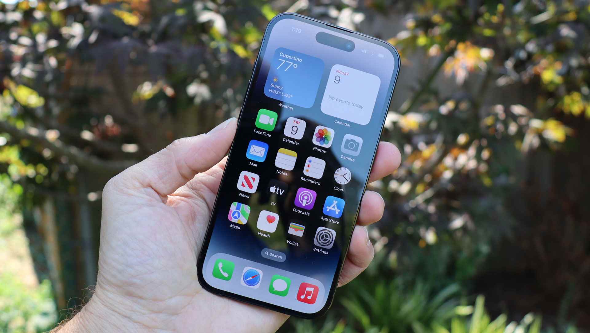 Apple iPhone 14 Pro ana ekranı