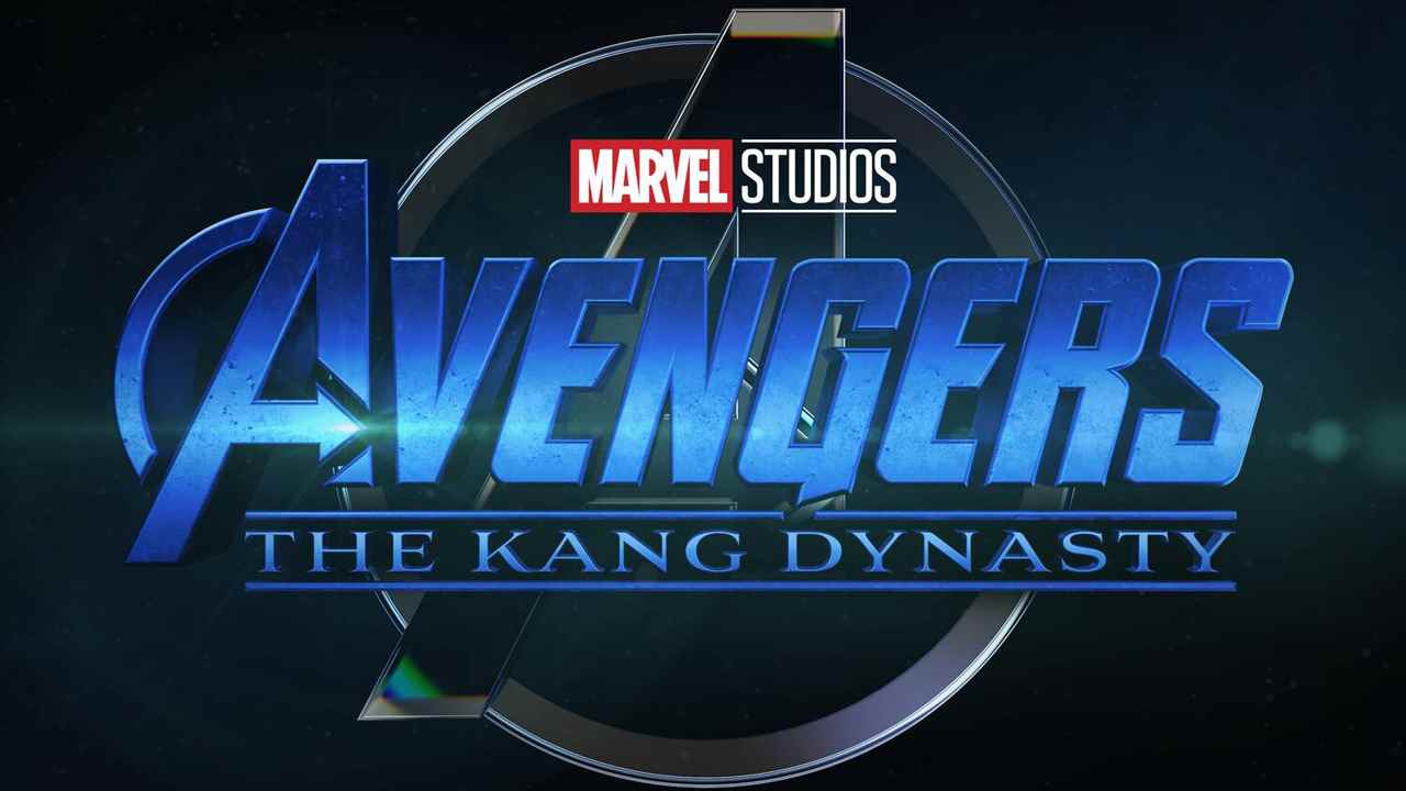 Marvel Studios'un Avengers: The Kang Dynasty filminin resmi logosunun ekran görüntüsü
