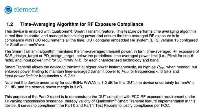 FCC'den Qualcomm Smart Transmit açıklaması.