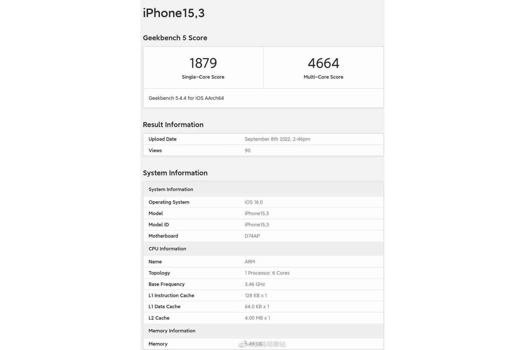 İddia edilen iPhone 14 Pro kıyaslama puanları - iPhone 14 Pro'nun güçlü A16 Bionic çipi, kıyaslama sonuçlarında Android rekabetini yok ediyor