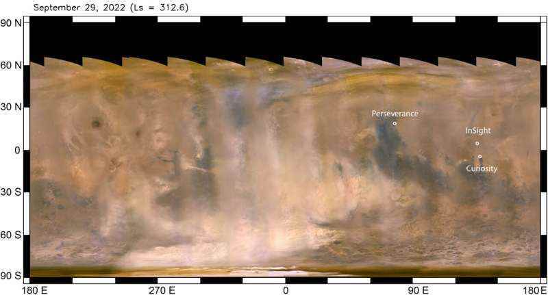 InSight toz fırtınasını bekler