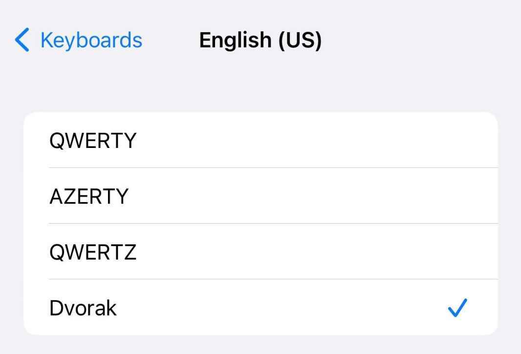 Dvorak klavyesini iPhone'unuza nasıl edinirsiniz - iPhone, "The Woz" tarafından tercih edilen 86 yıllık klavye düzeni için destek ekler;