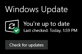 Windows Ayarlarında Windows Update İstemi