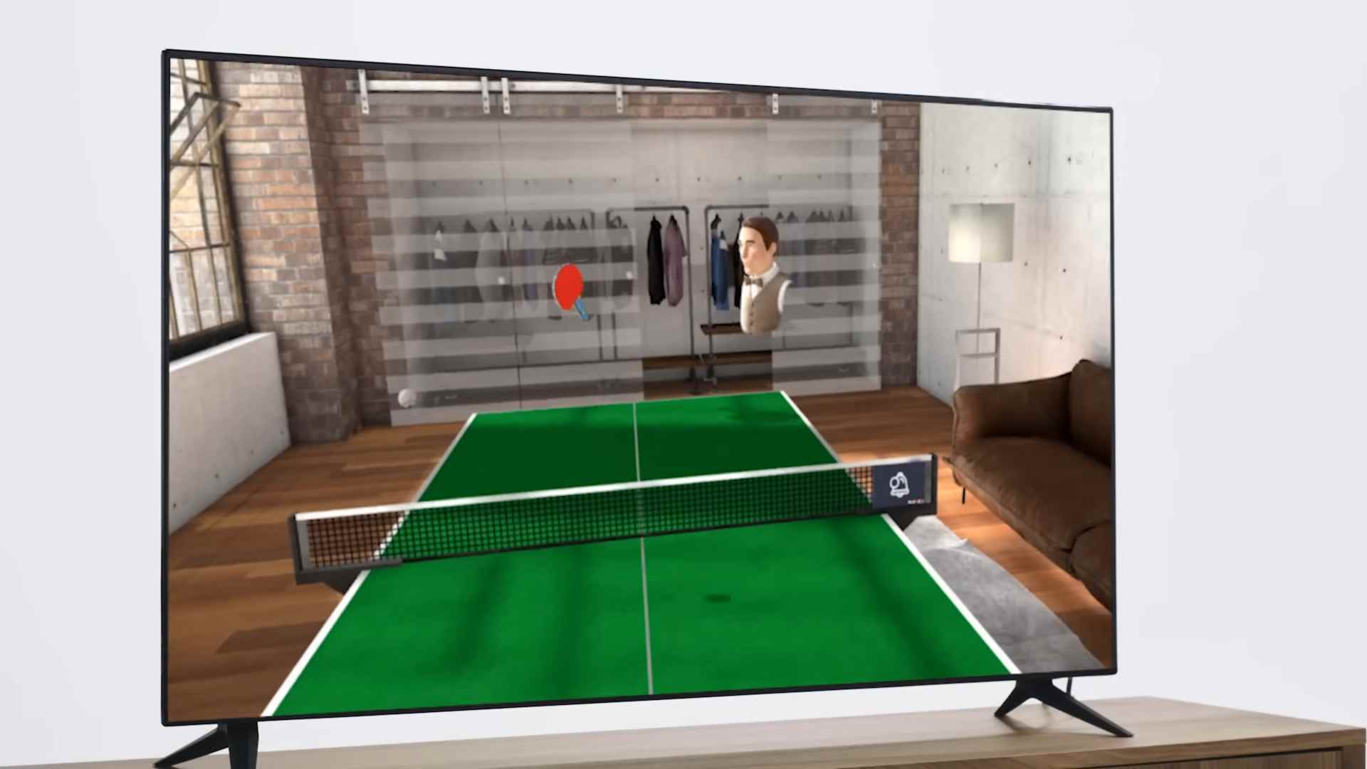 Oculus Quest 2 TV'ye nasıl bağlanır: TV ekranında Tenis VR oyunu